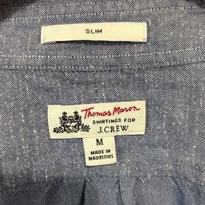J. Crew Thomas Mason Chambray Shirt